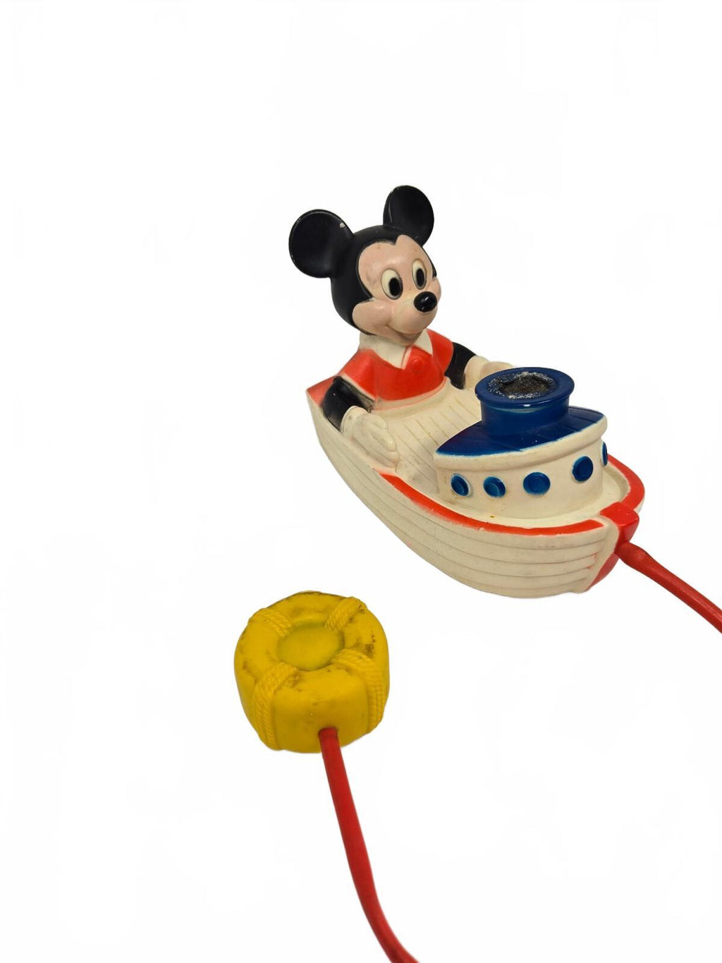 1970s Mickey Mouse Bubble Barge Bath Toy MFG By Child Guidance