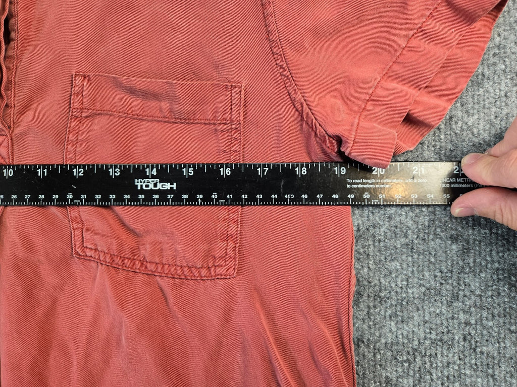 GAP Women's Casual Polo Shirt Dress in Rust Orange, Size Medium