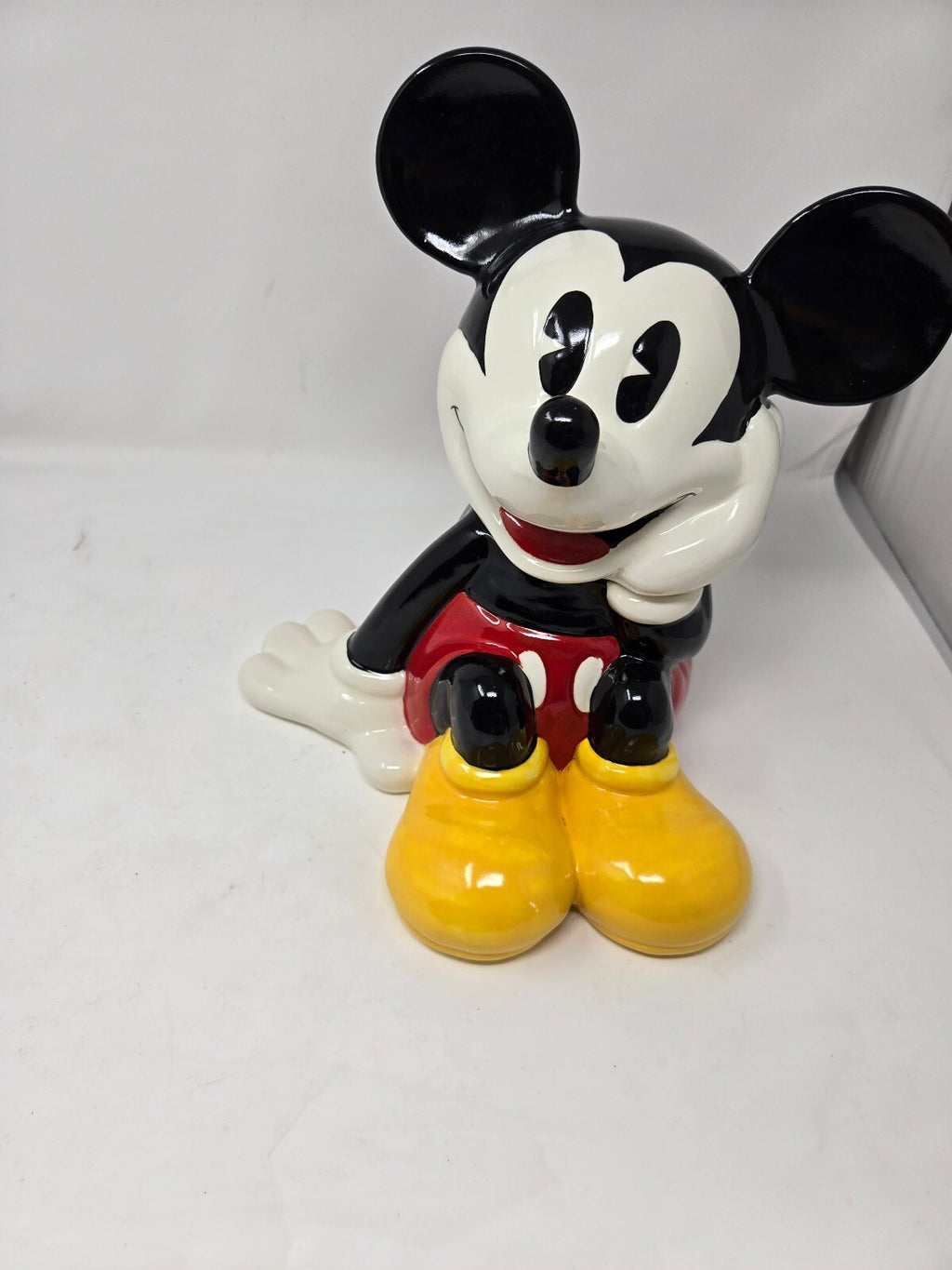 1990s Treasure Craft Mickey Mouse Ceramic Cookie Jar NIB