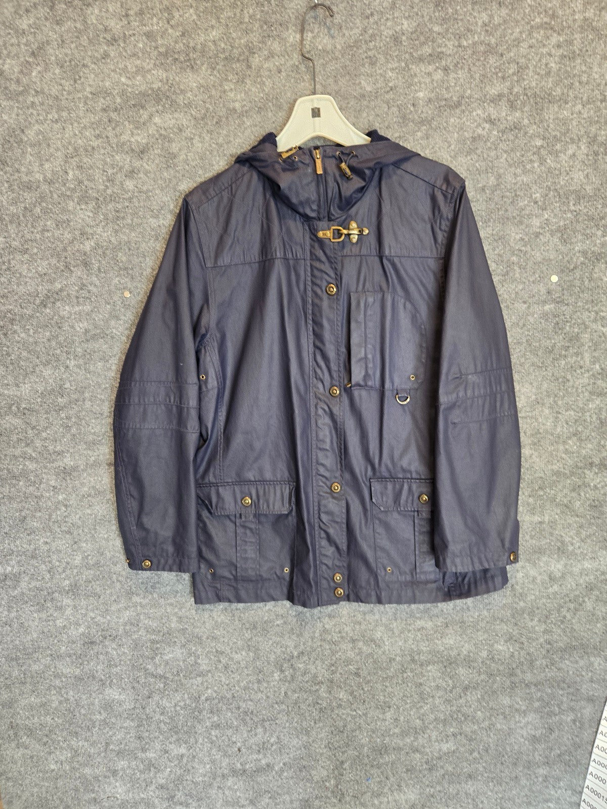 Vintage Polo Ralph Lauren Naval Supply Jacket Fireman Clasp Hook Navy MED