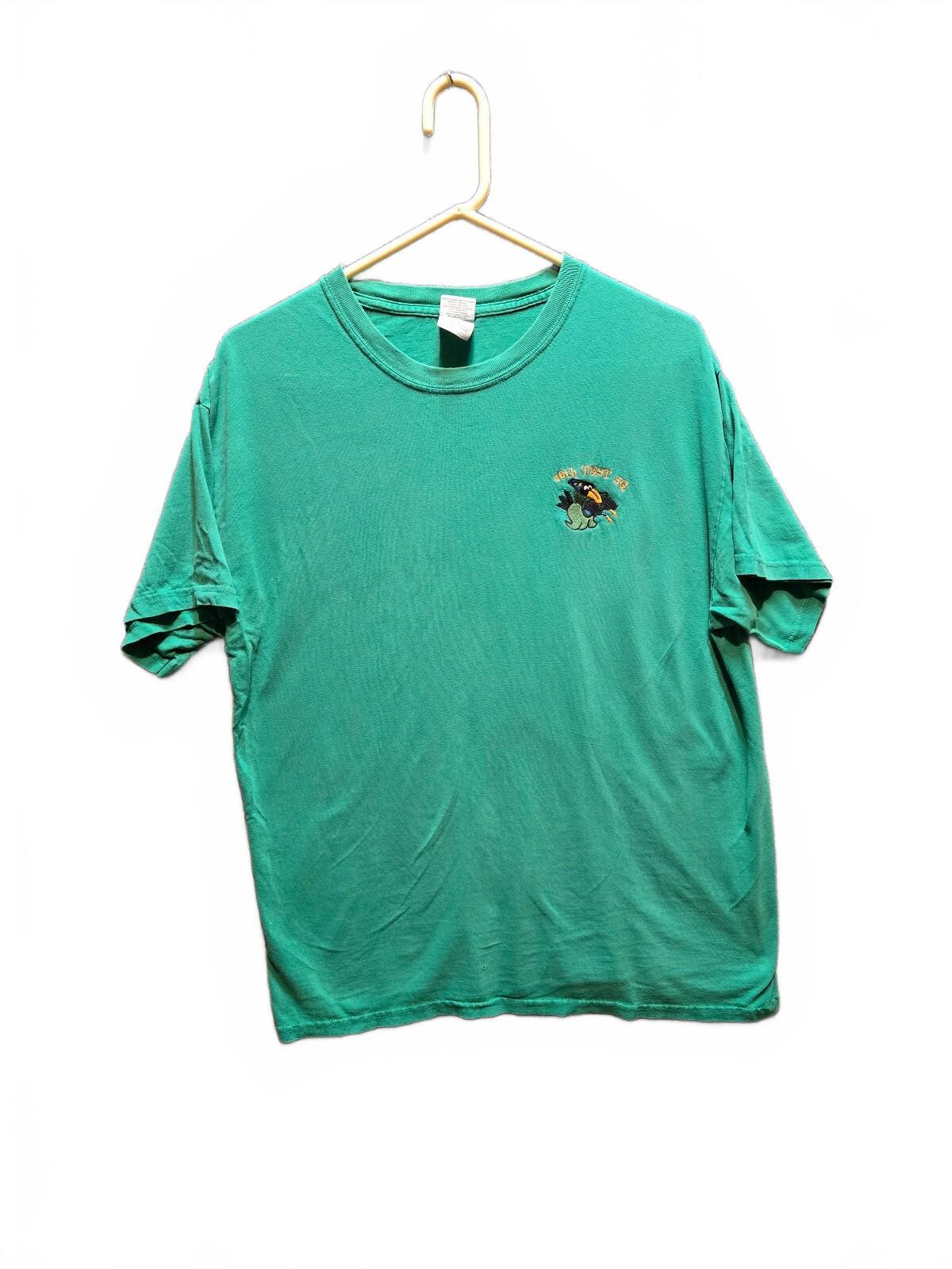 US Air Force 46th Test Squadron Kelly Green Graphic T-Shirt USAF 46 TS Crow Logo