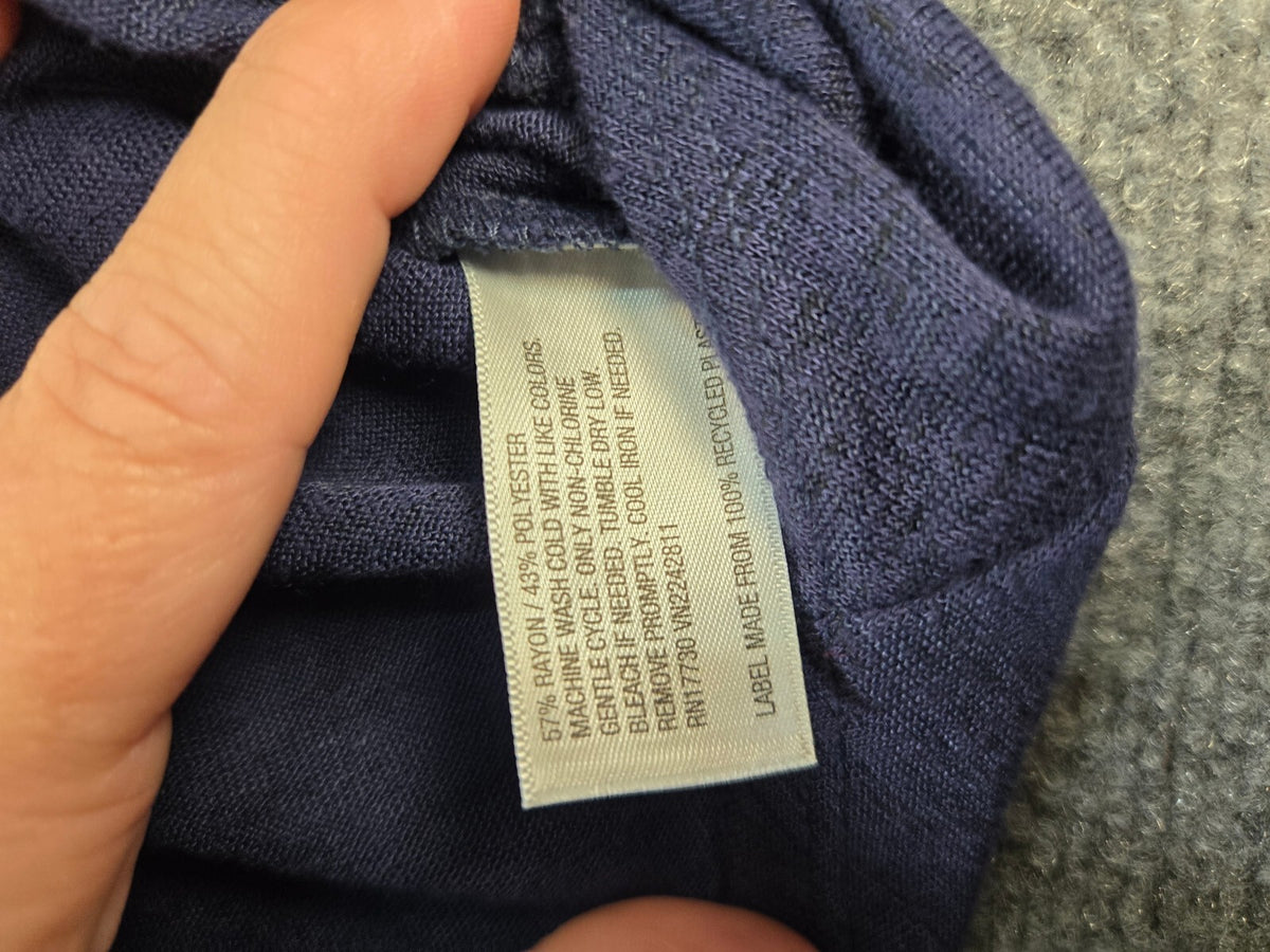 Universal Thread Women's Sleeveless Wrap Top Size Large Blue