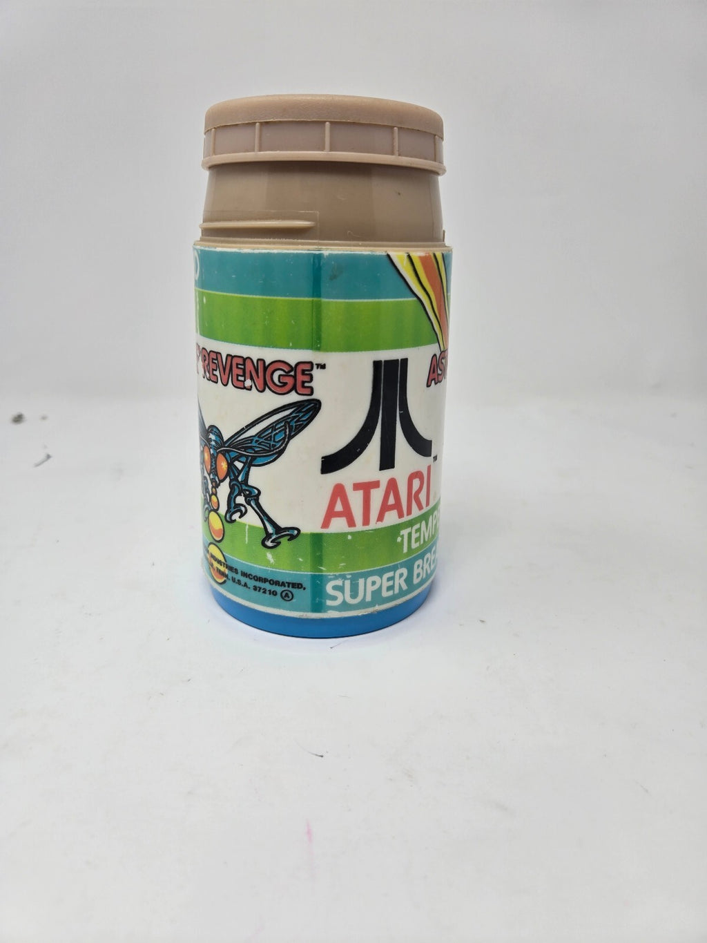 Vintage Atari Game Cartridge Container with Lid