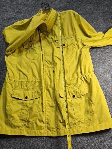 Style and CO Yellow Utility Jacket with Multiple Pockets