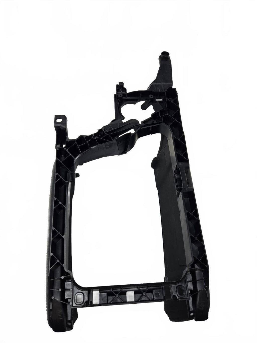 black leather front center console armrest lid for a 2011-2016 BMW 5-Series