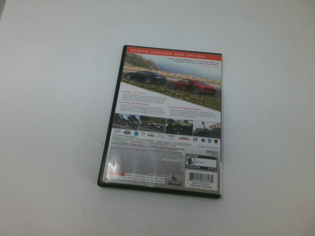 Forza Motorsport 3 Xbox 360 Game
