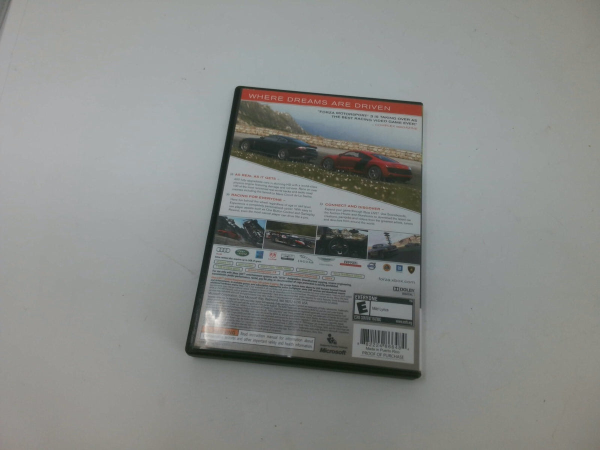 Forza Motorsport 3 Xbox 360 Game