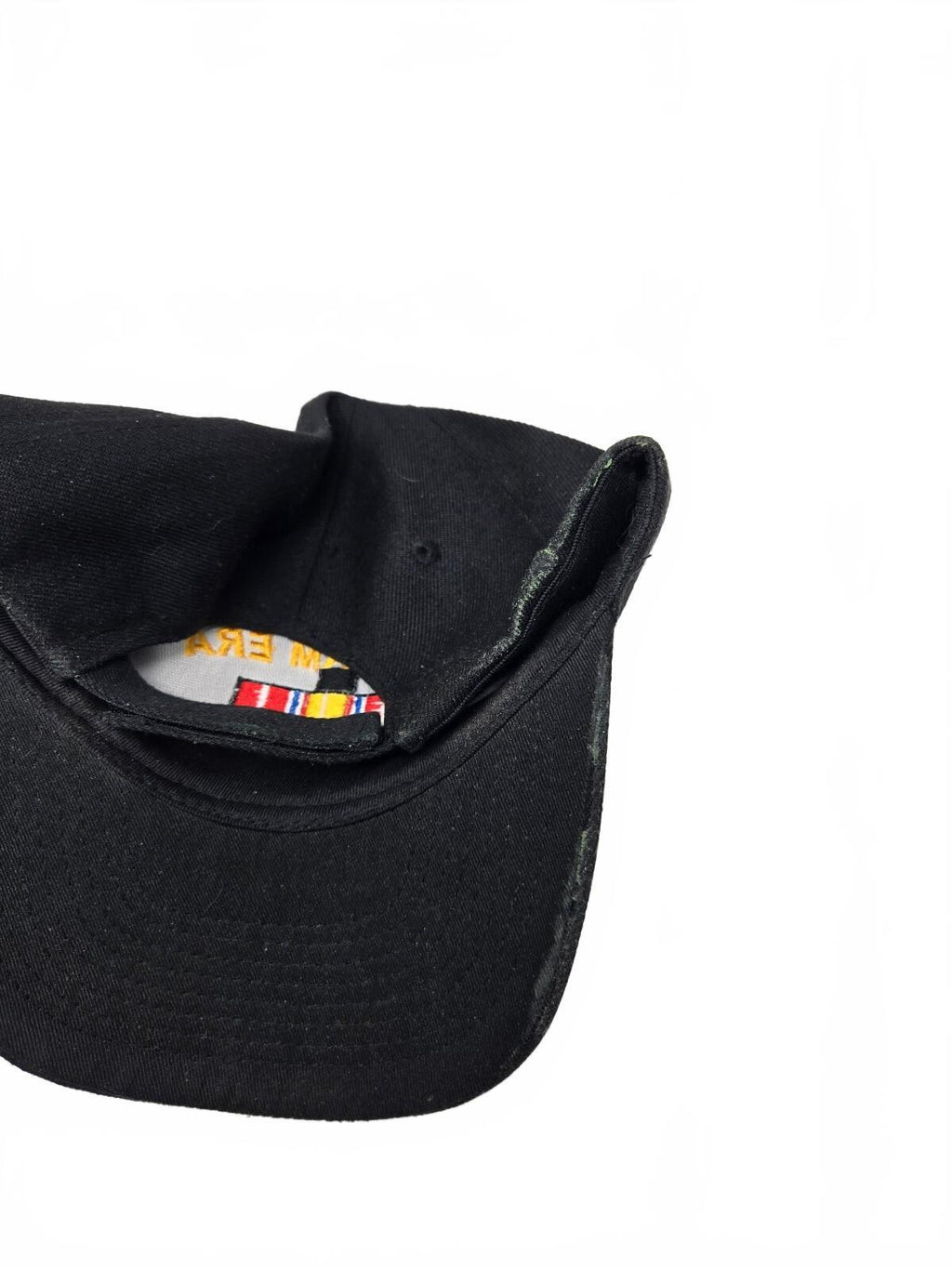 Vietnam Era Veteran Embroidered Black Baseball Cap Military Hat Adjustable