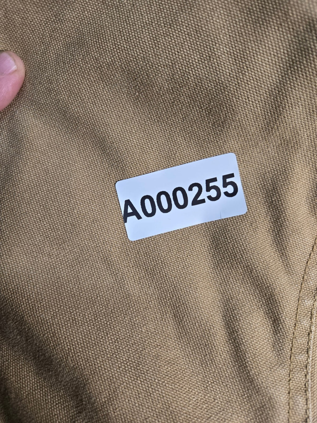 Ruff Hewn Men's Tan Cotton Sherpa Lined Jacket Size M