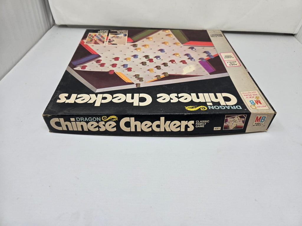 Vintage 1973 Milton Bradley Dragon Chinese Checkers Board Game Complete No. 4301