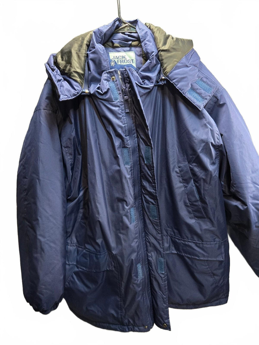 Jack Frost Men's 3XL Navy Blue Winter Jacket with Hood