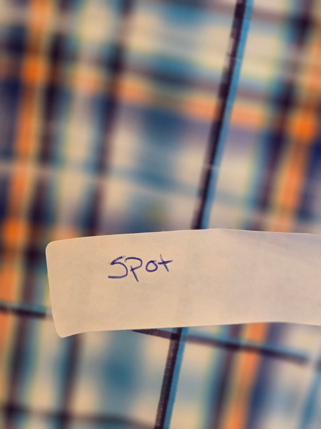 Bugatchi Uomo Mens Long Sleeve Plaid Sport Shirt Blue Orange White Flip Cuff Lrg