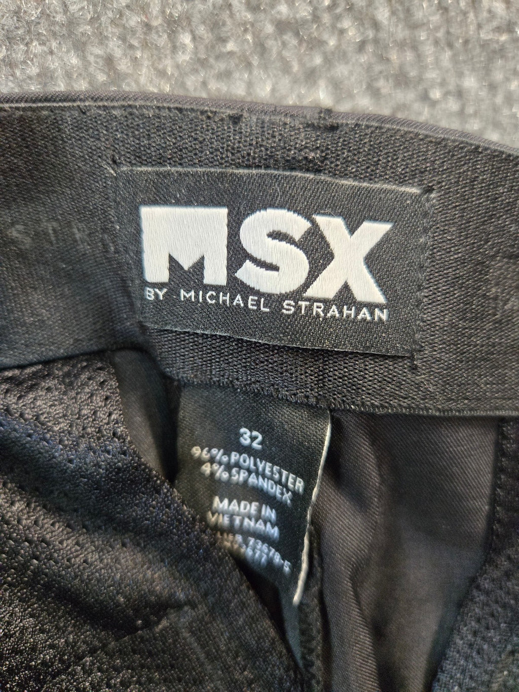 MSX by Michael Strahan Men's Size 32 Black Performance Stretch Golf Shorts