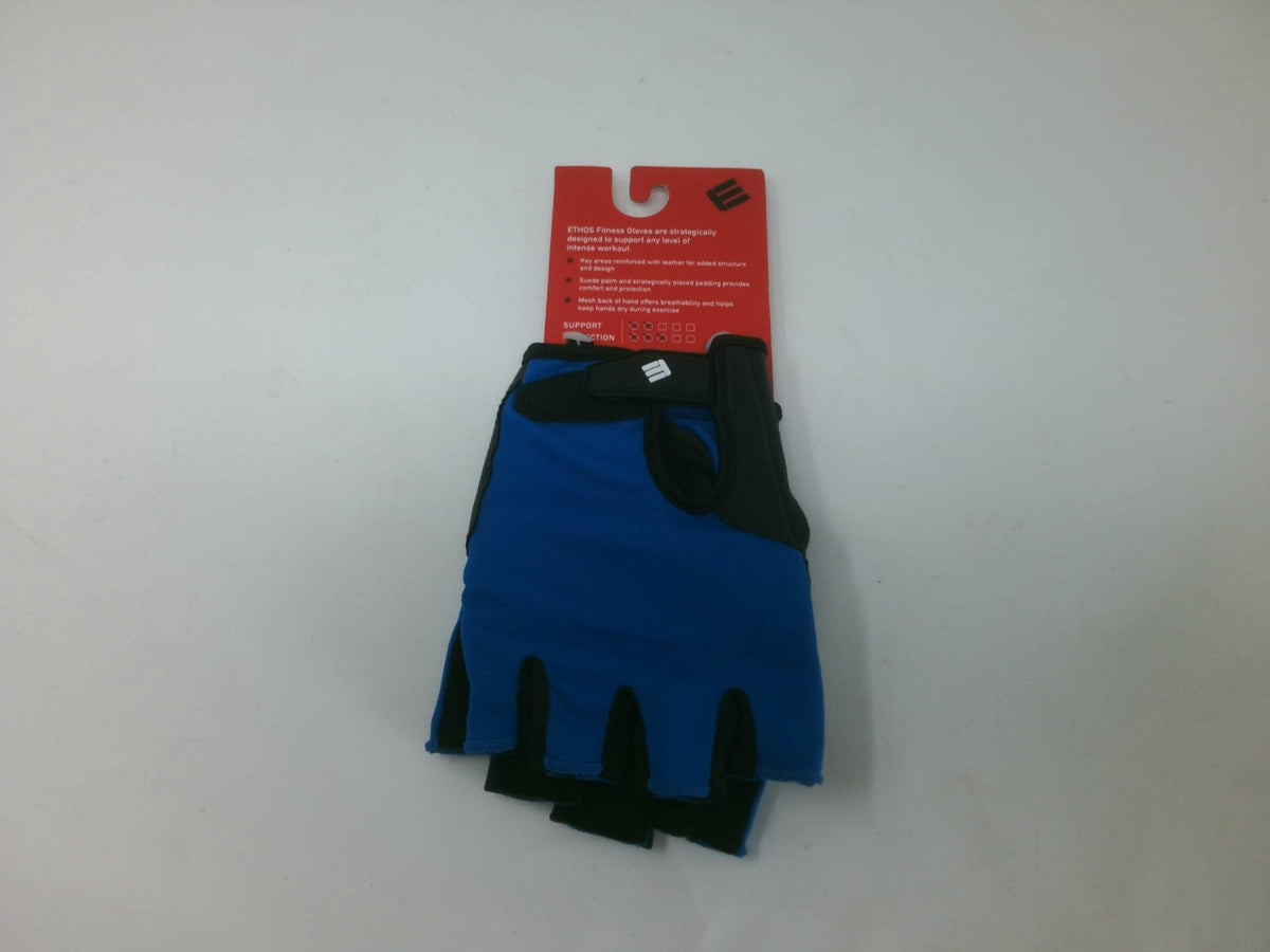 Ethos Colossix Fingerless Fitness Gloves XL Blue and Black