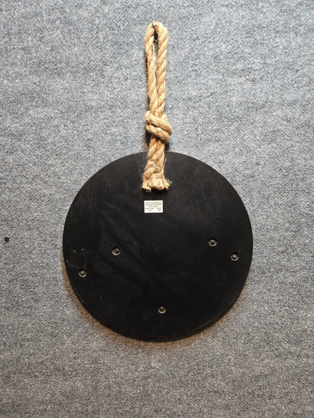 Rustic Wooden Coffee Wall Hanging Sign with Rope