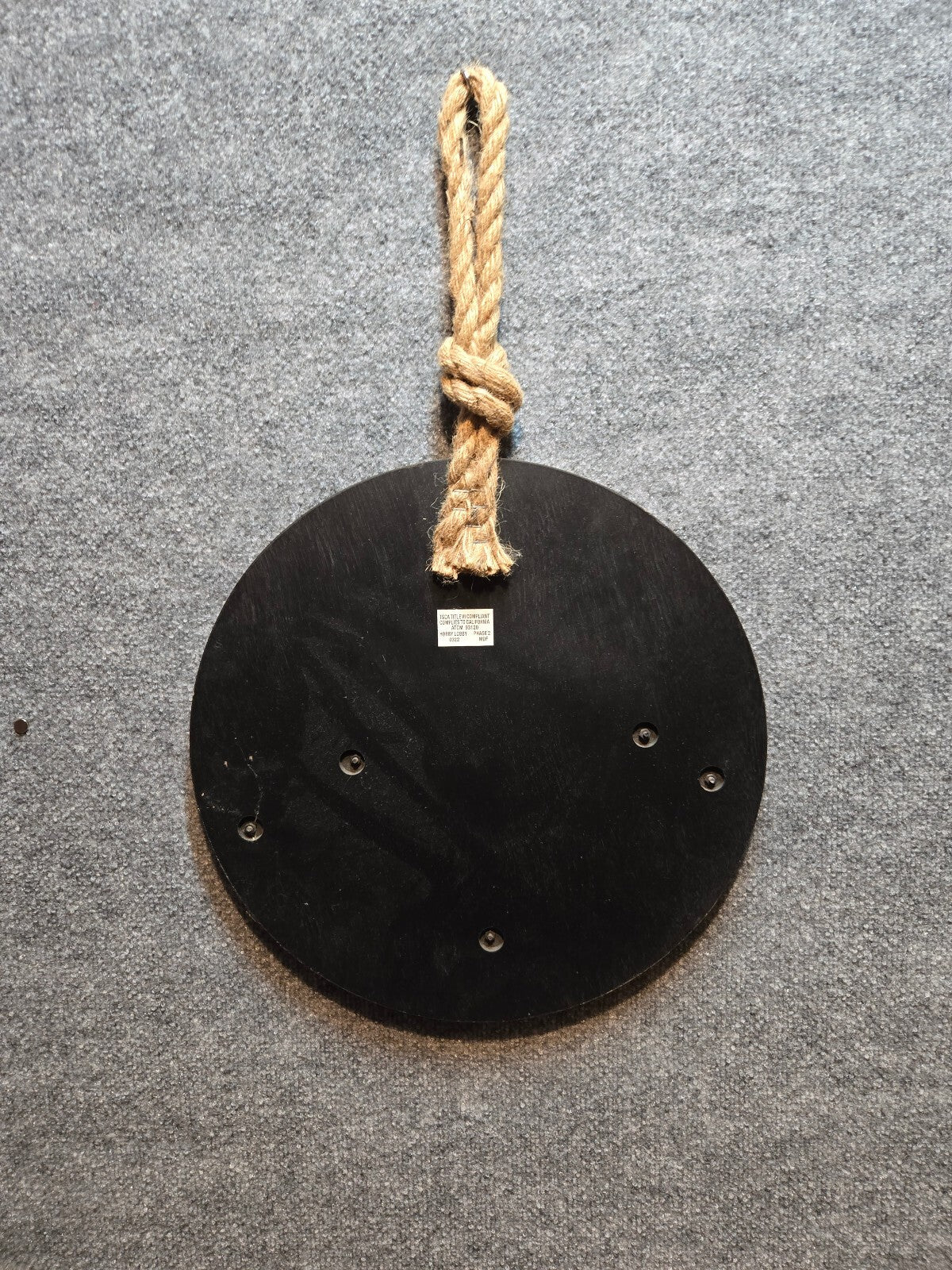 Rustic Wooden Coffee Wall Hanging Sign with Rope