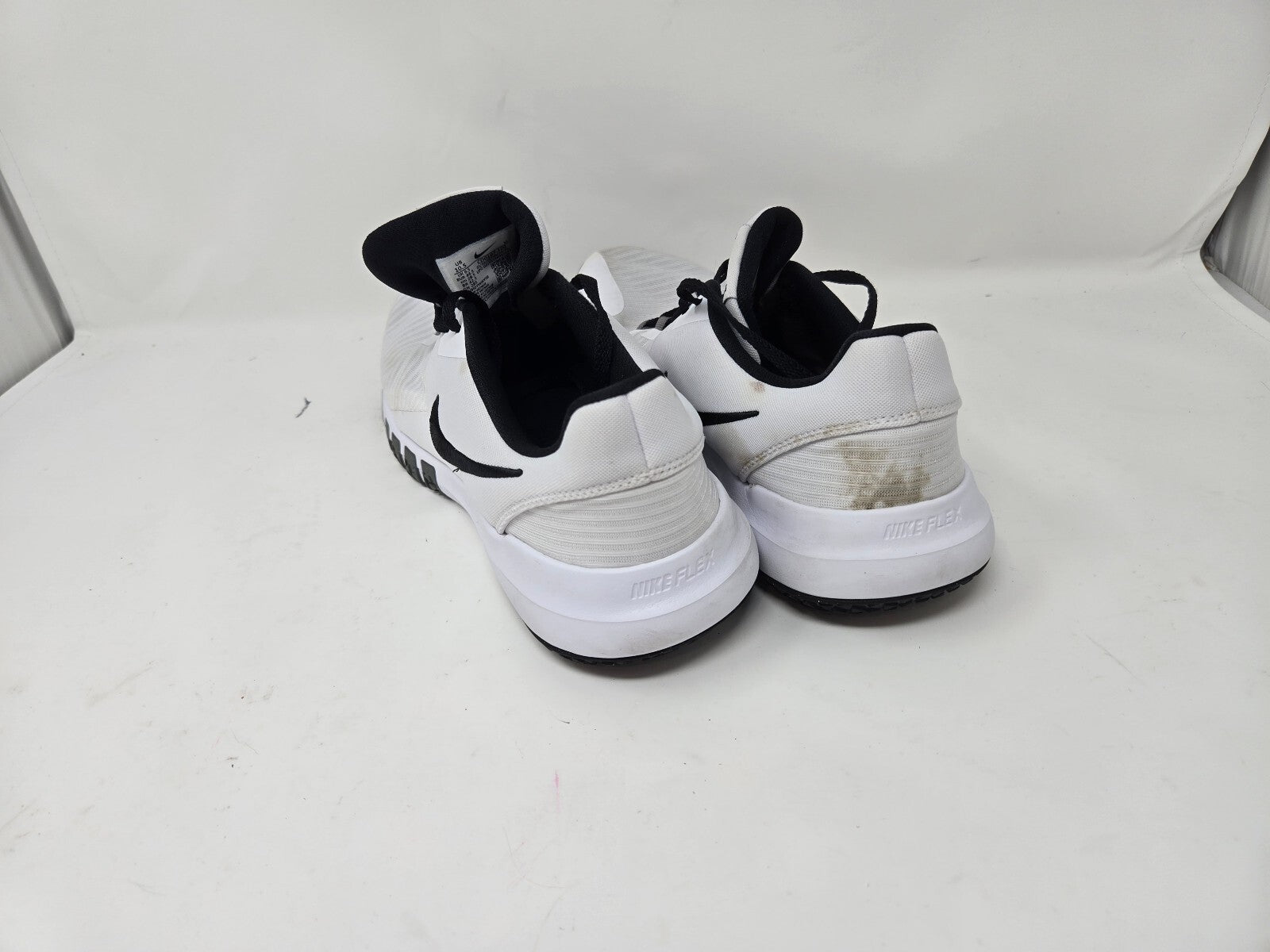 Nike Training White and Black Athletic Shoes 10.5