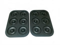 Non-Stick 6-Cavity Mini Donut Cake Pans, Set of 2