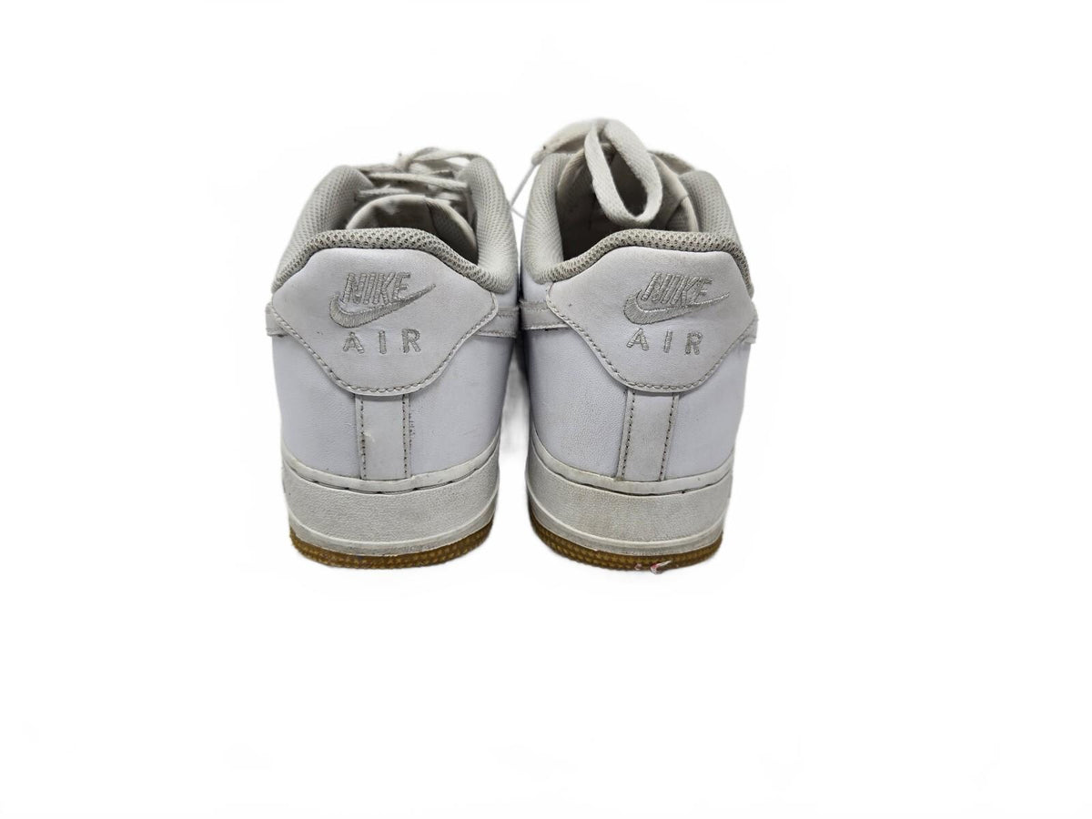 Nike Air Force 1 Low White Gum Bottoms Casual Skate Shoes 10