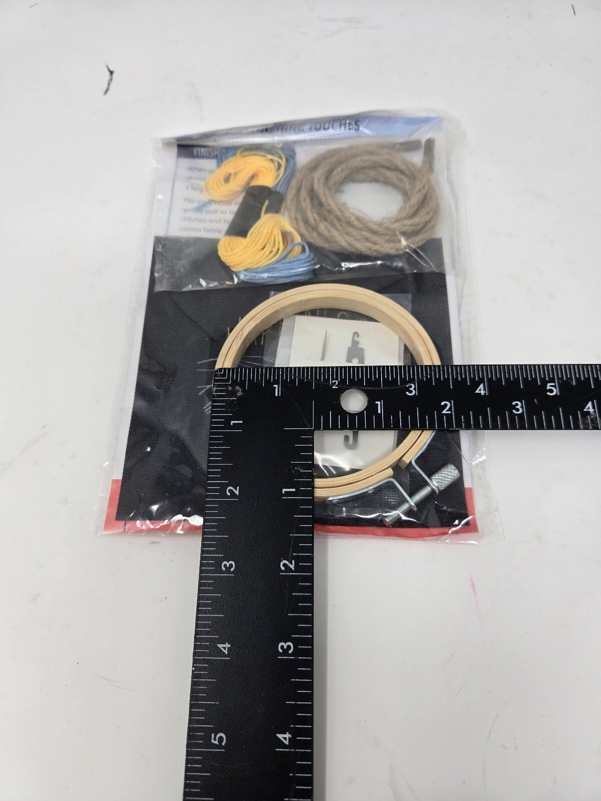 Creativity at Sea Embroidered Hoop Kits - Happiness and Choose Fun