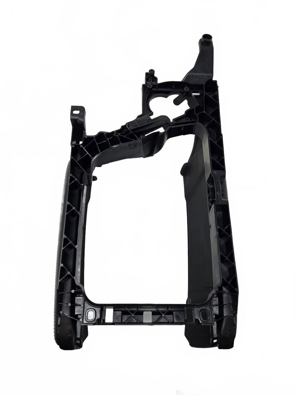 black leather front center console armrest lid for a 2011-2016 BMW 5-Series