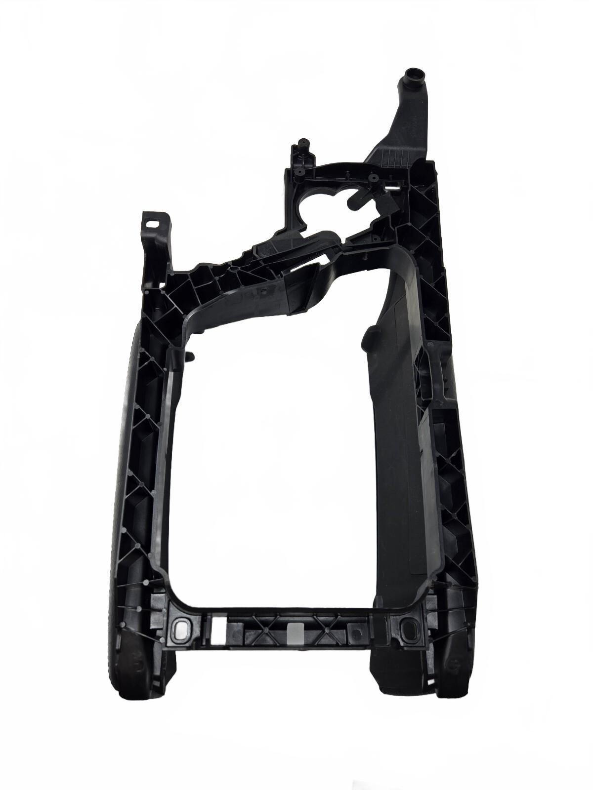 black leather front center console armrest lid for a 2011-2016 BMW 5-Series