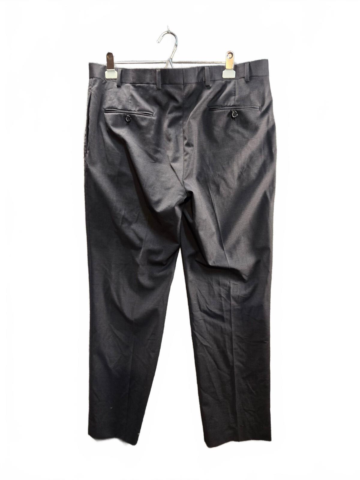 Brooks Brothers Men's Black Dress Pants W37 L32 Made in Jordan
