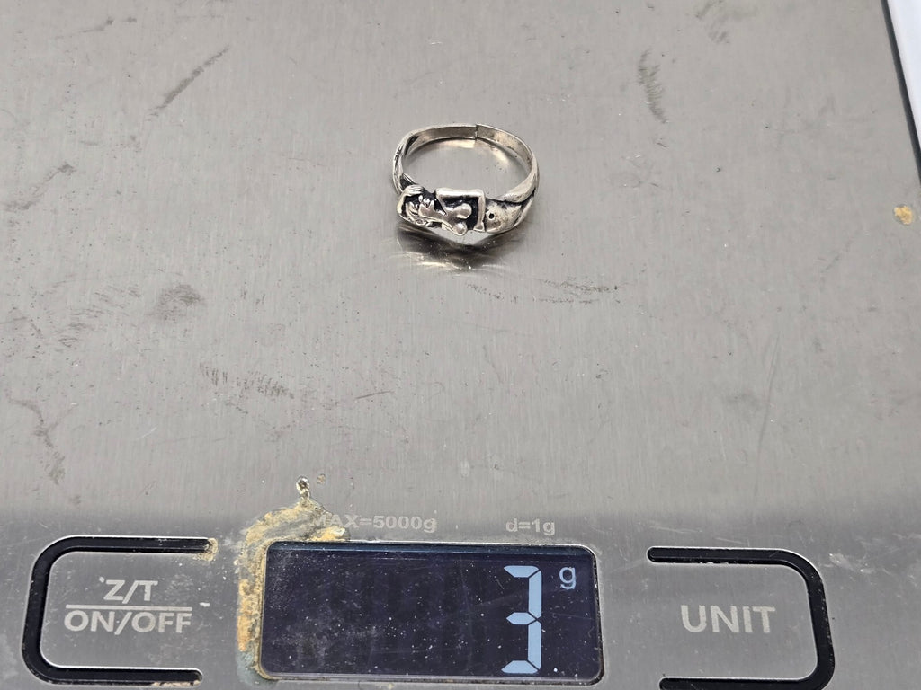 Vintage Stamped .925 Sterling Silver Kama Sutra Erotic Lovers Figural Wrap Ring