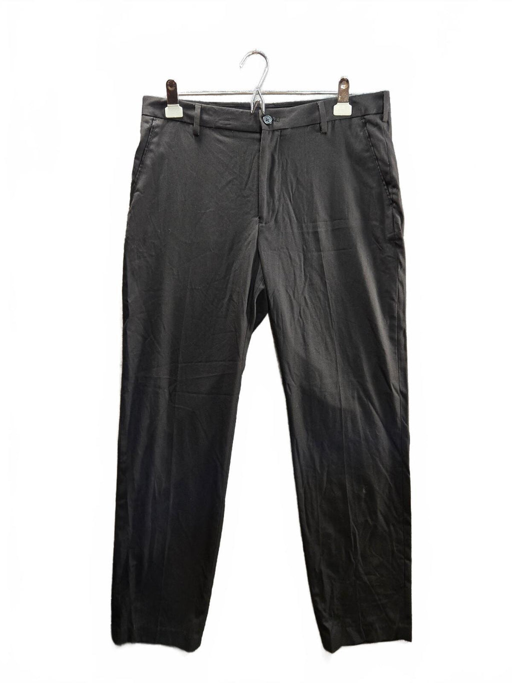 Van Heusen Men's Black Straight Fit Dress Pants 34x32