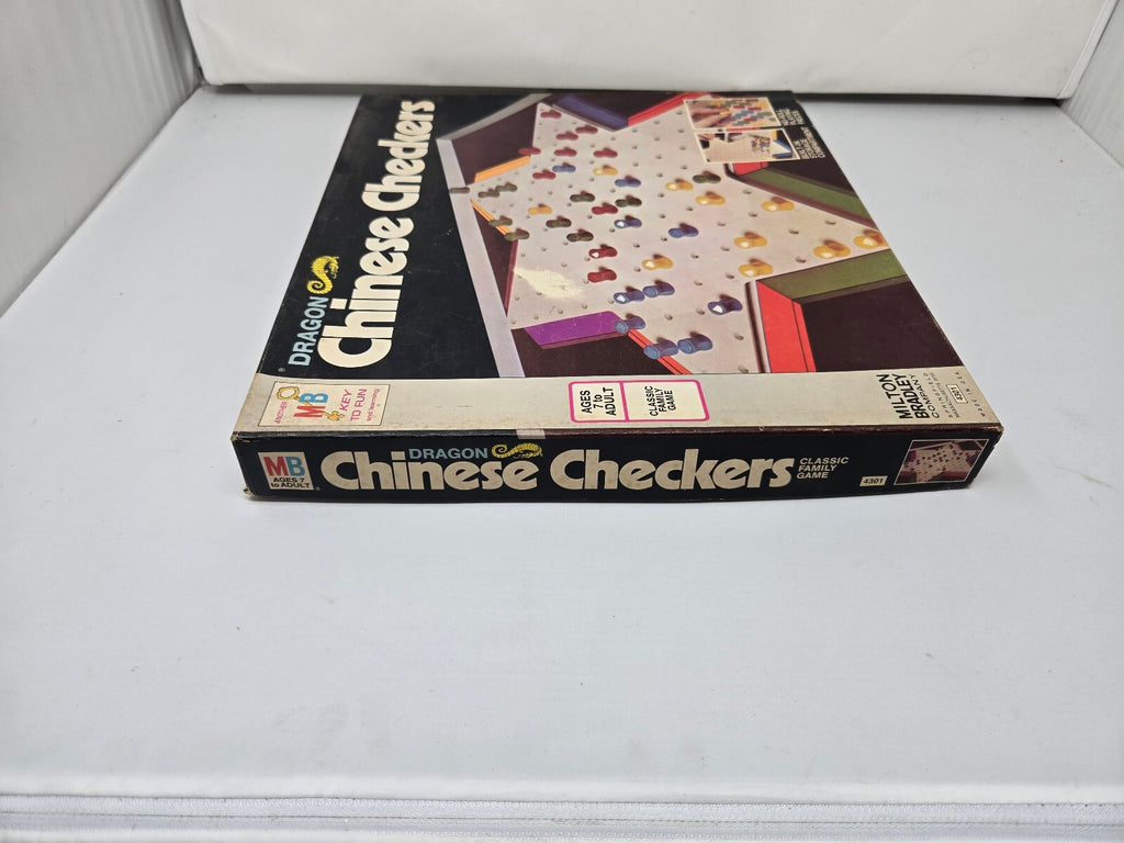 Vintage 1973 Milton Bradley Dragon Chinese Checkers Board Game Complete No. 4301