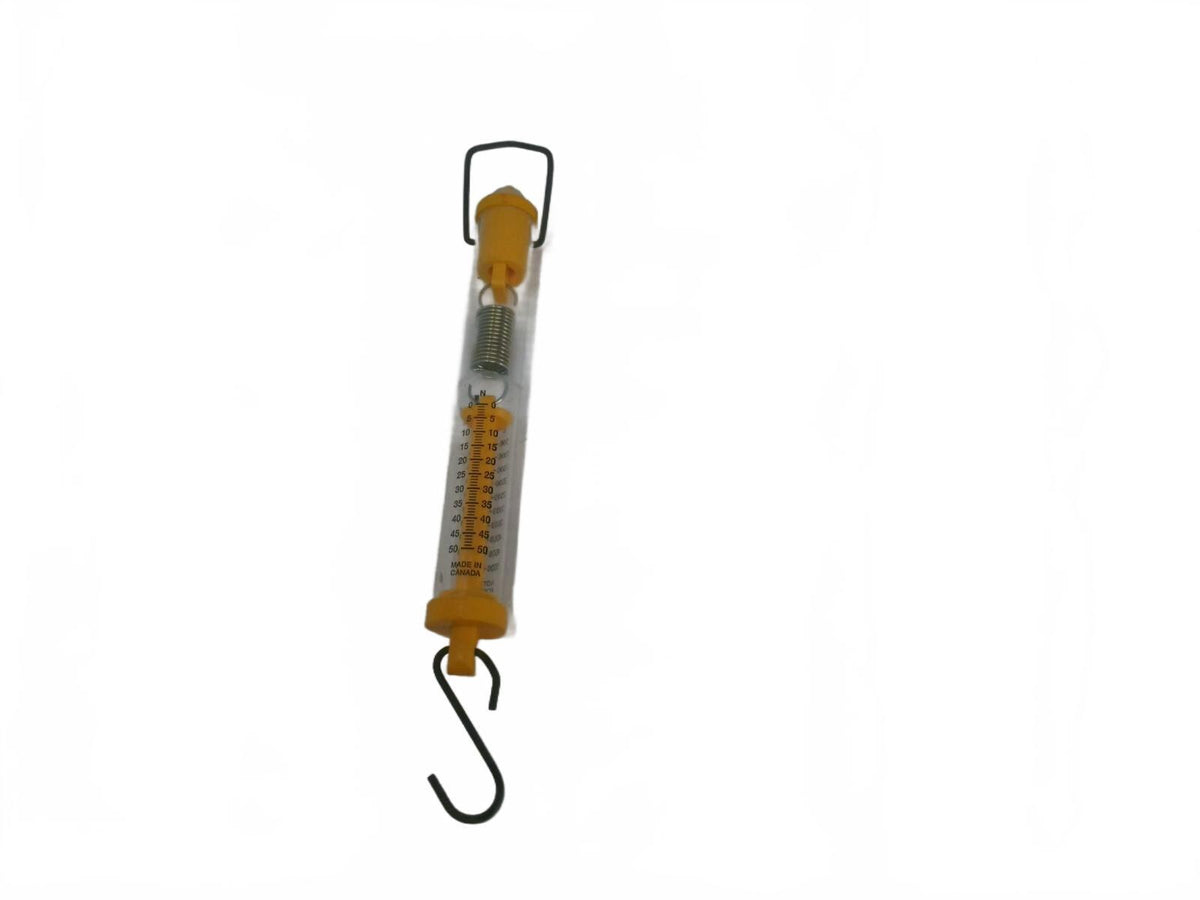 Portable Spring Hanging Scale with Hook - Yellow