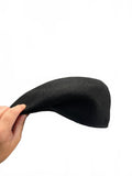 Scala Classic 100% Wool Black Flat Cap Hat Large
