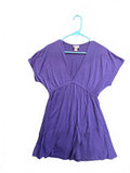 Mossimo Supply Co. Women's Purple Empire Waist V-Neck Top in Size Medium