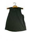 Black Sleeveless Athletic Tank Top, Size Medium, Lightweight and Breathable