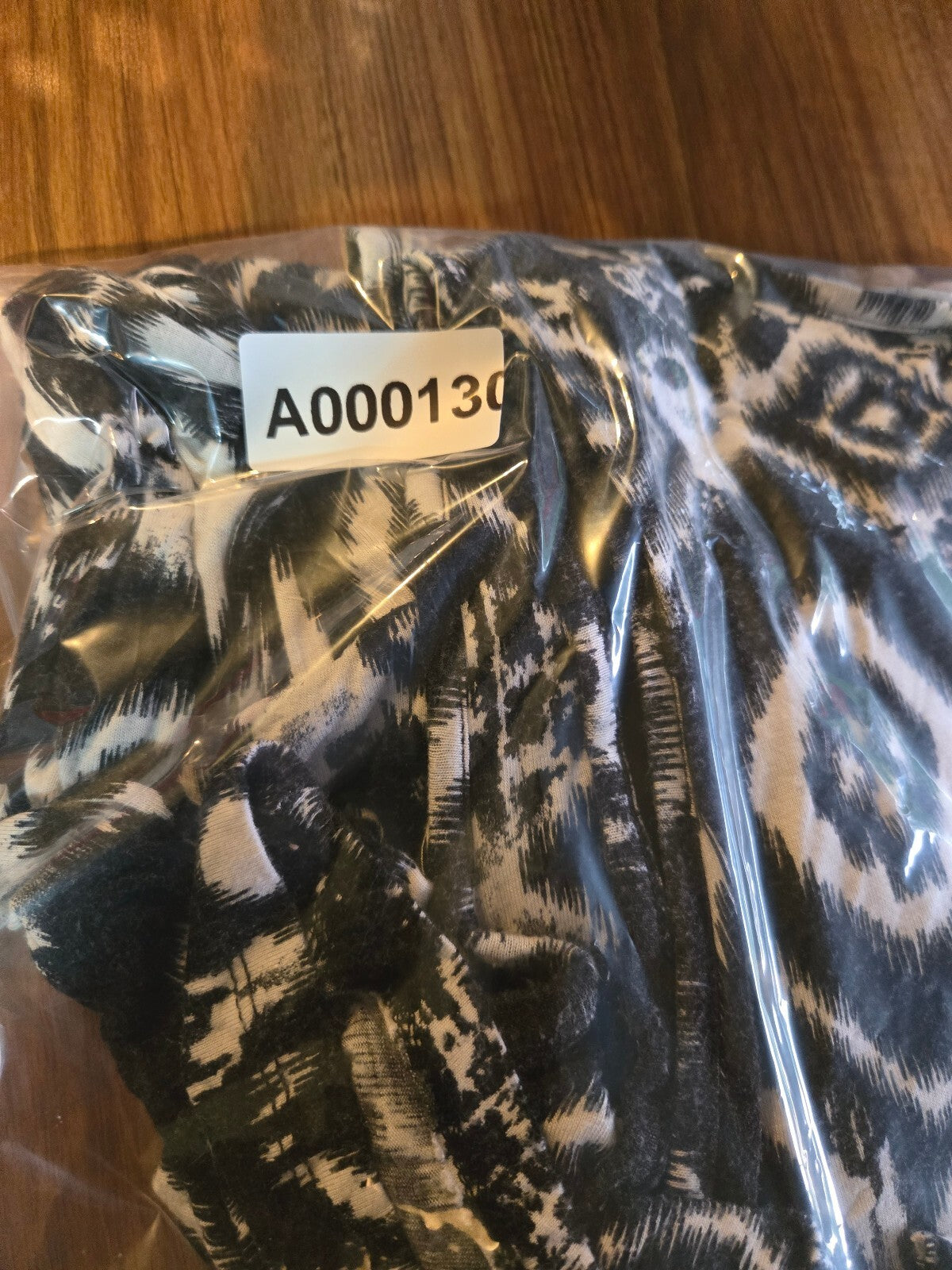Pretty Good Black White Ikat Geometric Print Sleeveless Tank Dress Size M