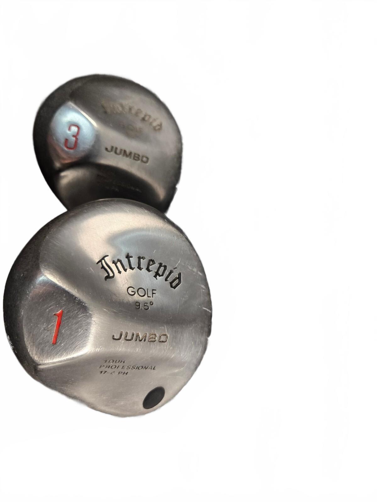 Intrepid Golf Jumbo 1 and 3 Wood Clubs Set