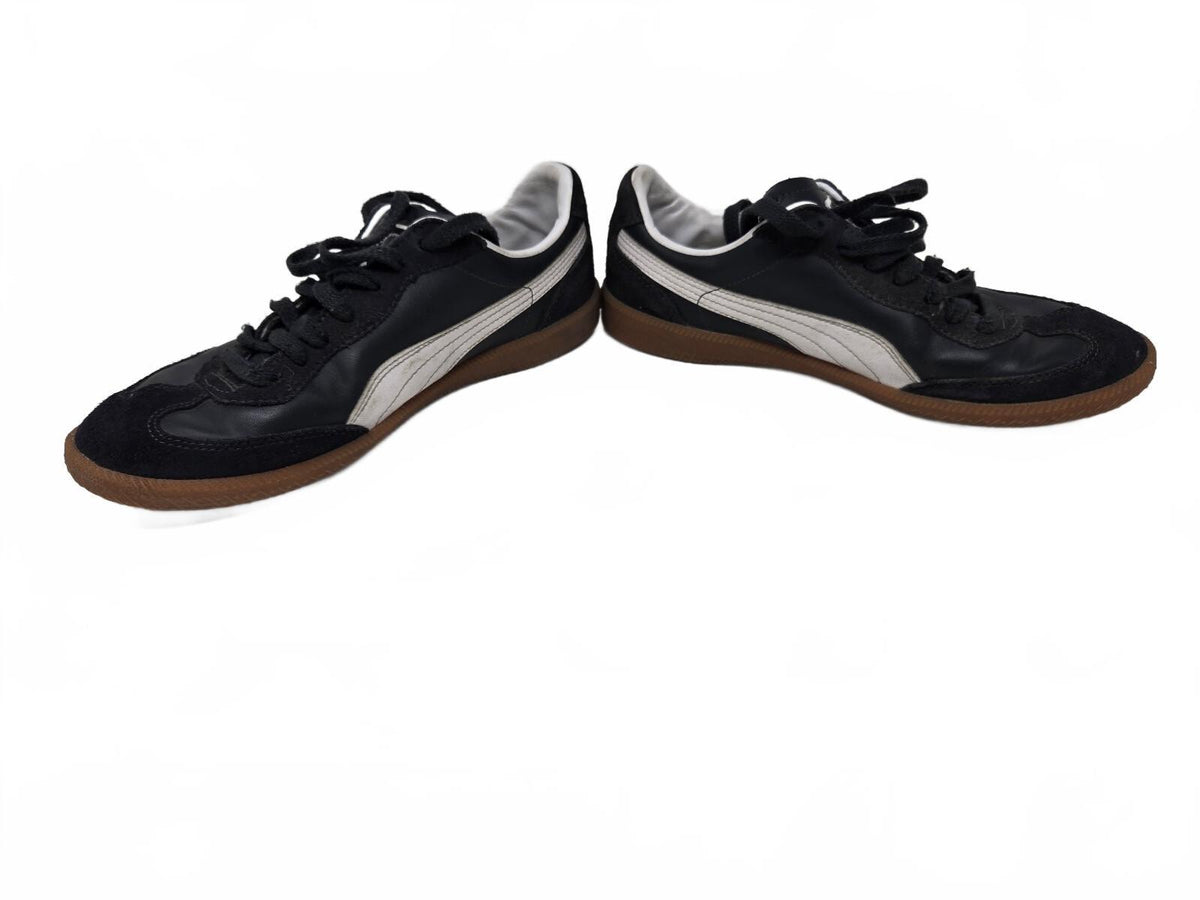 PUMA Super Liga OG Retro Black White Men's Size 8 Sneakers 356999-09 Excellent