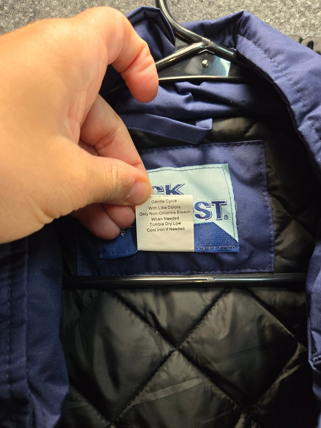 Jack Frost Men's 3XL Navy Blue Winter Jacket with Hood