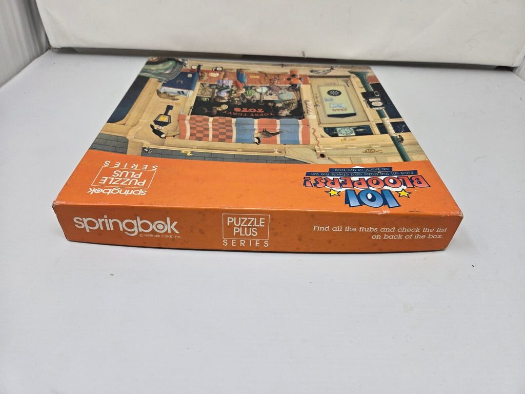 Vintage Springbok 101 Bloopers Jigsaw Puzzle Plus Series 500 pc Topsy Turvy Toys