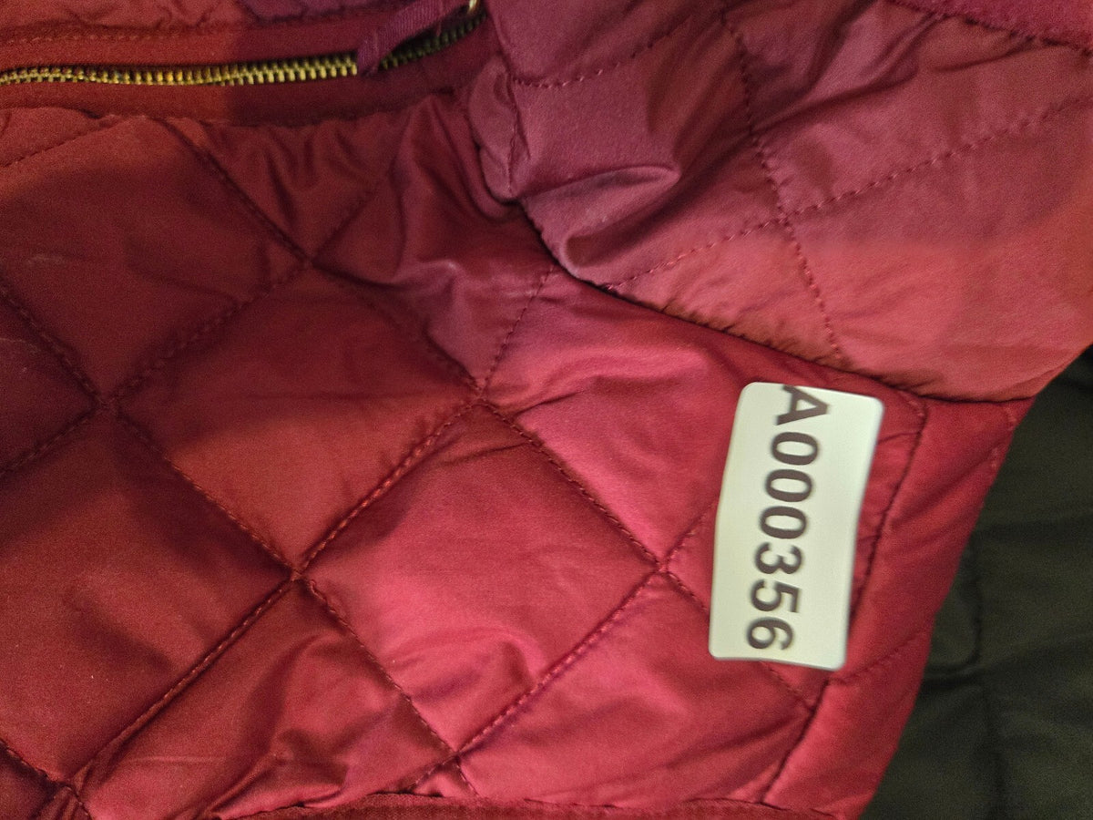 Old Navy Women's Quilted Puffer Vest Maroon Burgundy Wine Red Size Medium