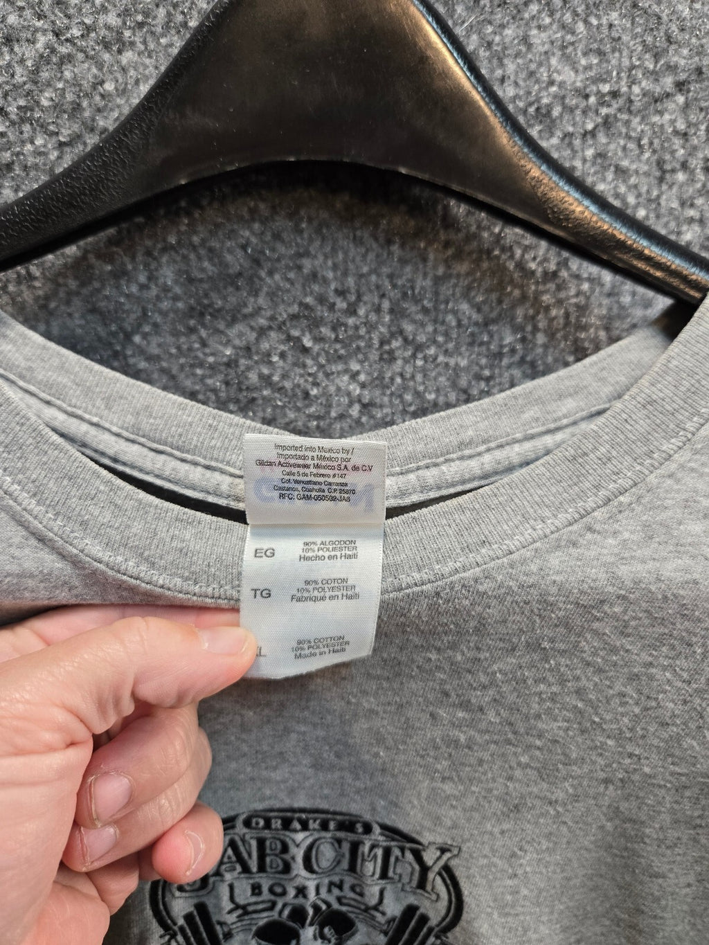 JAB City Grey Graphic T-Shirt