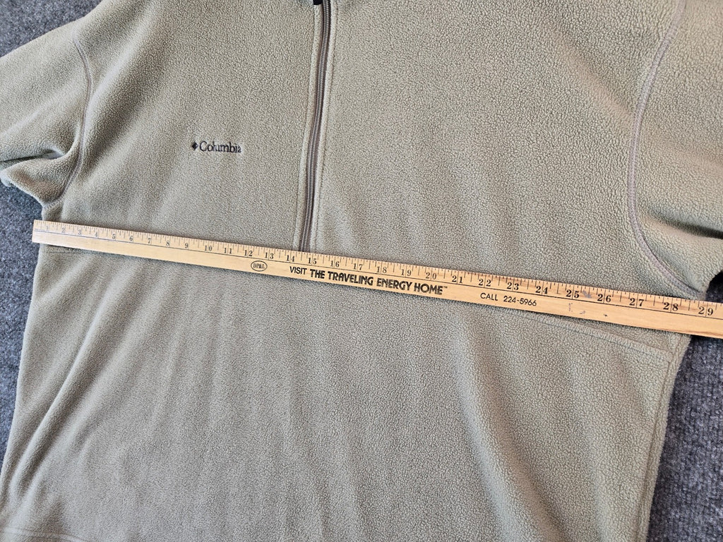Columbia Sportswear Men's Steens Mountain 1/2 Zip Fleece Pullover Beige Tan XXL