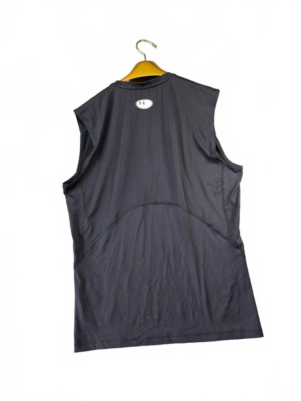 Under Armour HeatGear Sleeveless Compression Shirt XXL Black