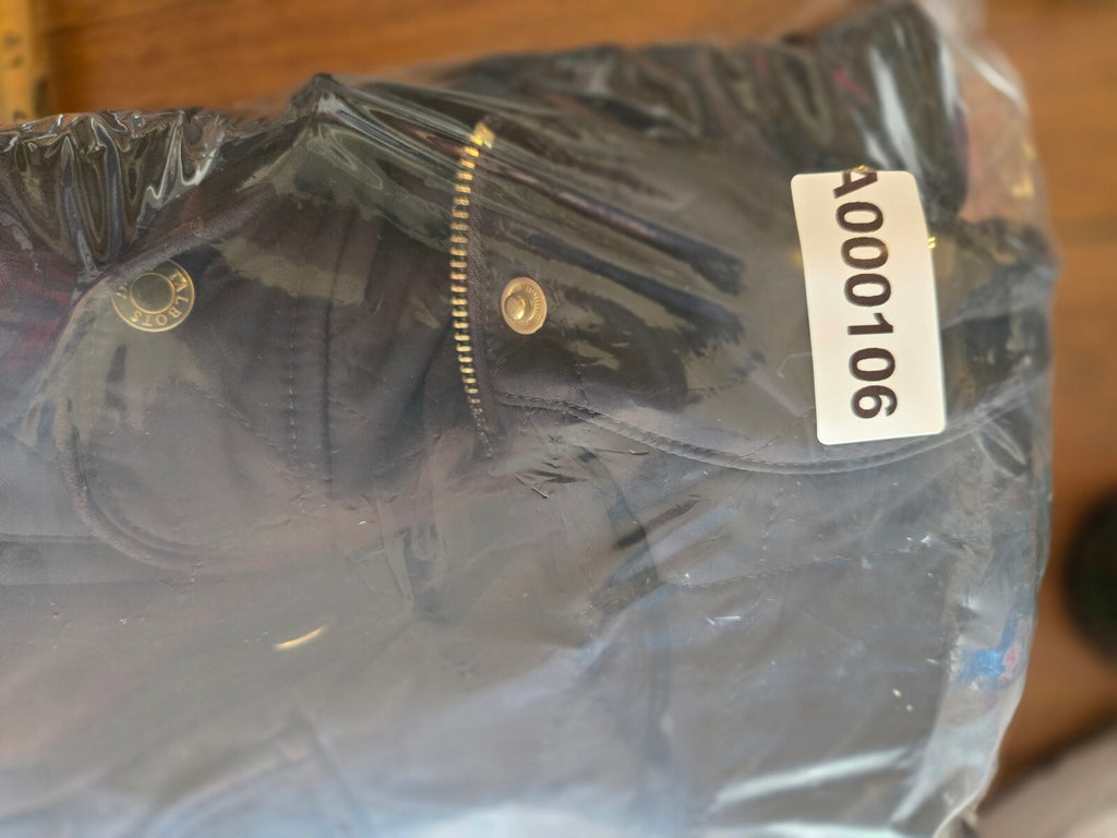Talbots Quilted Utility Field Jacket Brown Gold Snaps Plus Size 2XP