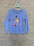 Disney Winnie the Pooh Classic Eeyore Blue Sweatshirt small