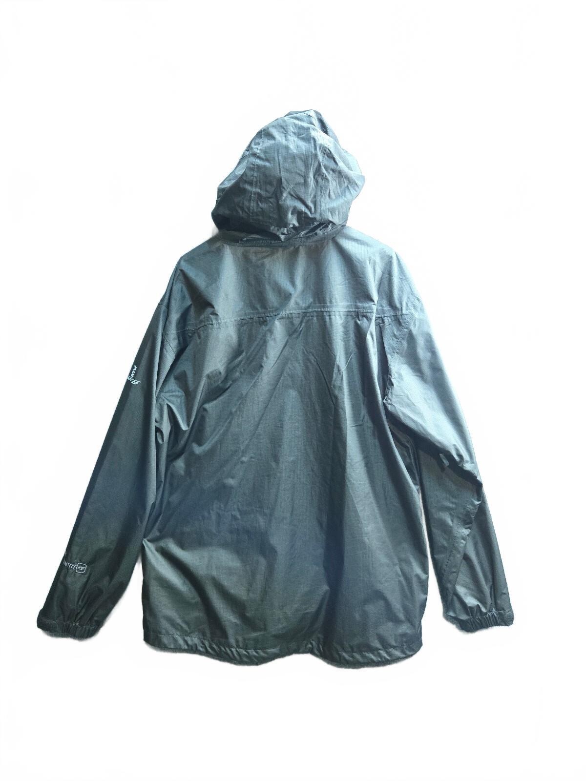 Free Country Men's X20 Waterproof Series Hooded Rain Jacket, Black, Size Medium