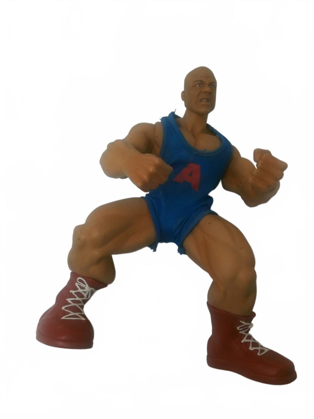2005 Jakks Pacific WWE Ring Giants Series 2 Kurt Angle 14"Action Figure