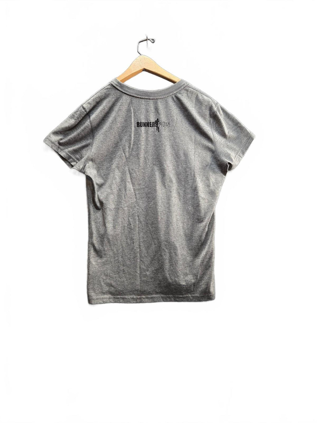 Nike Dri-FIT RUNNERS PLUS Gray Athletic T-Shirt Medium