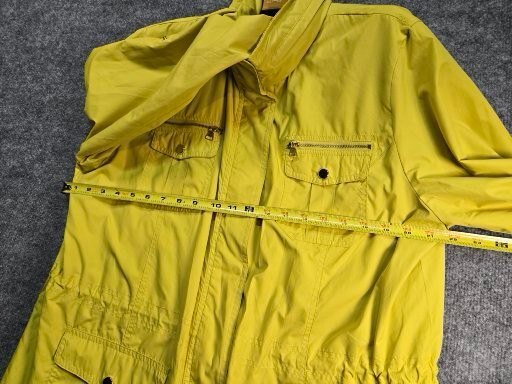 Style and CO Yellow Utility Jacket with Multiple Pockets