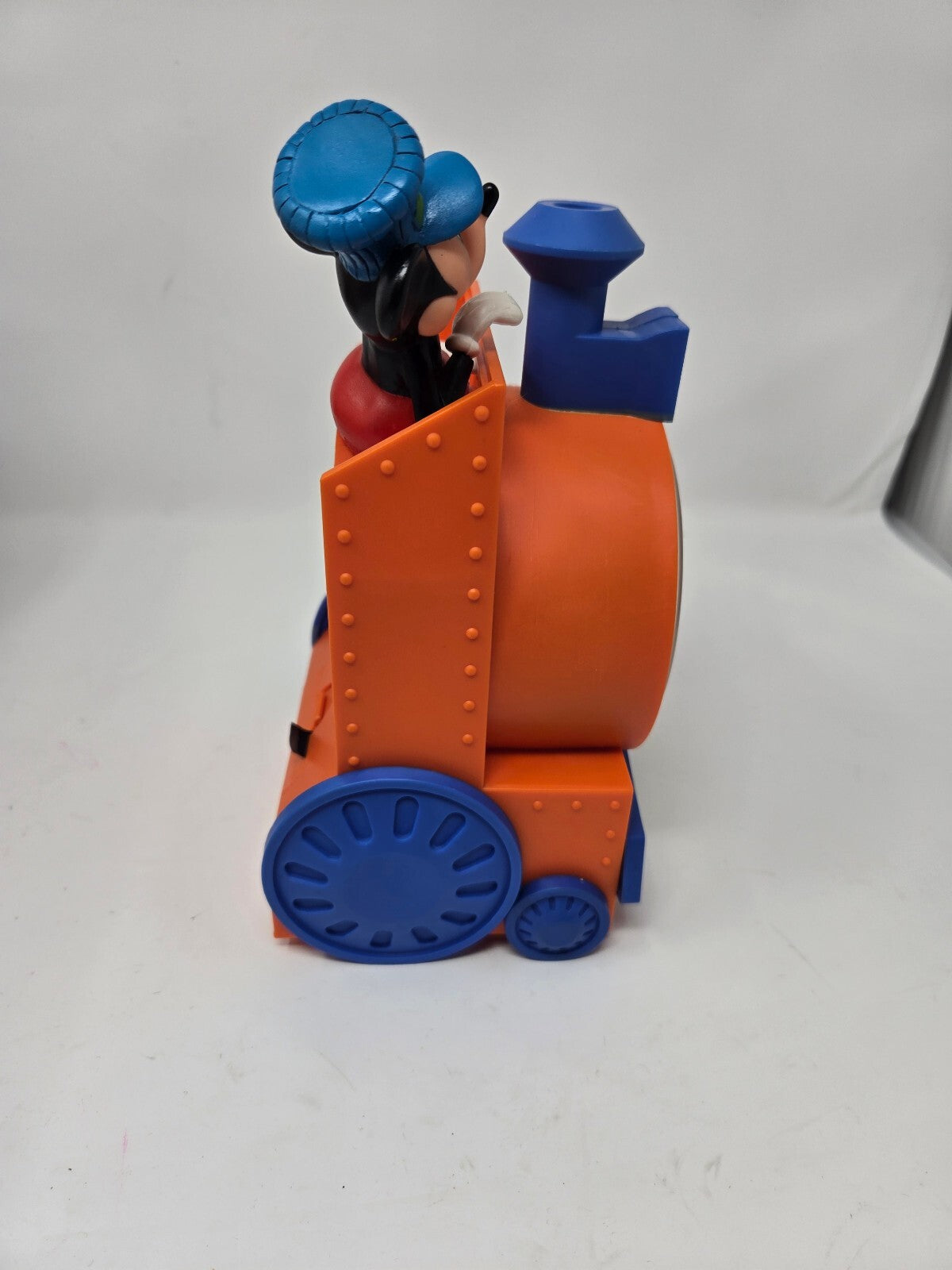 1970's BRAND NEW IN BOX Mickey Mouse Talking Alarm Clock Choo-Choo Bradly Time